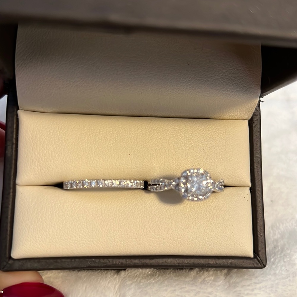 Bridal Diamond Princess Cut Set
